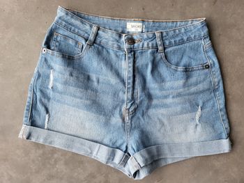mini short en jean