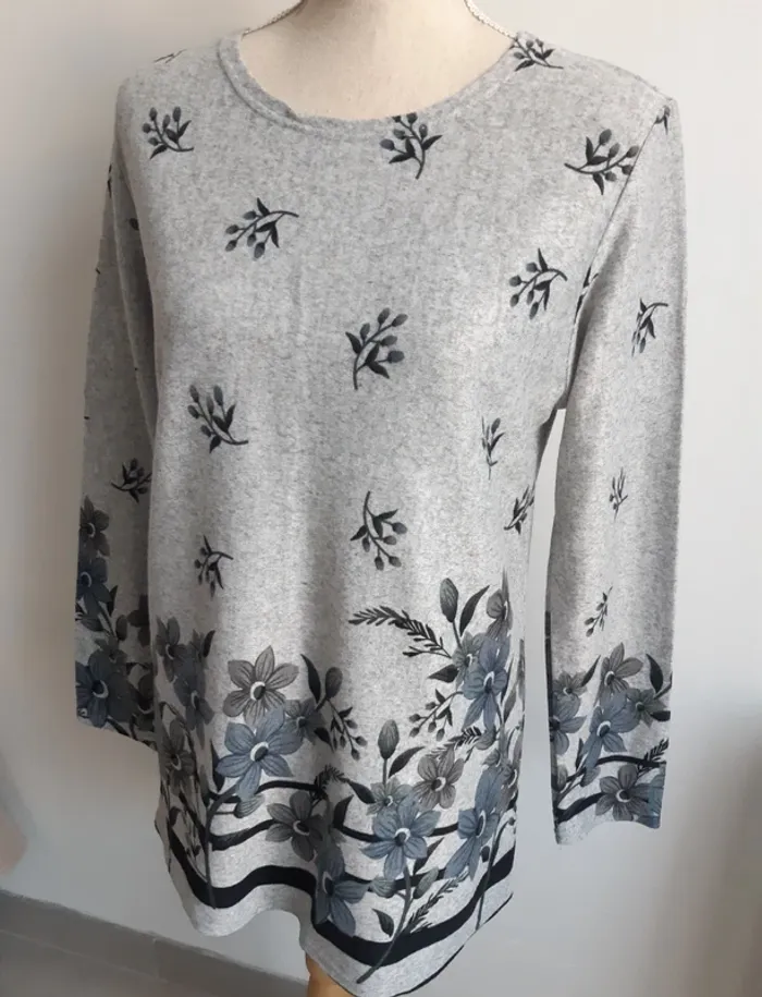 Pull long gris XIN DA T38/40 - photo numéro 3