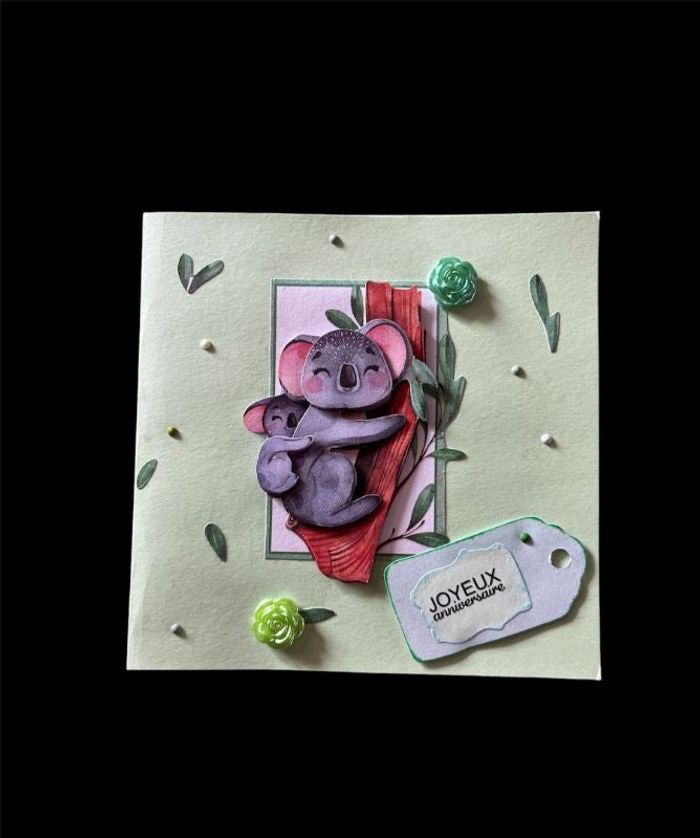 Carte Koala Joyeux Anniversaire