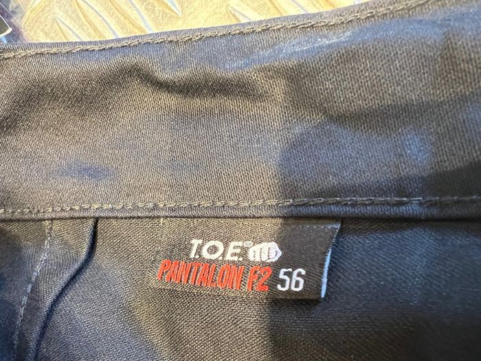 pantalon f2 sécurité Incendie toe concept 200387 bleu marine taille 56 neuf - photo numéro 3
