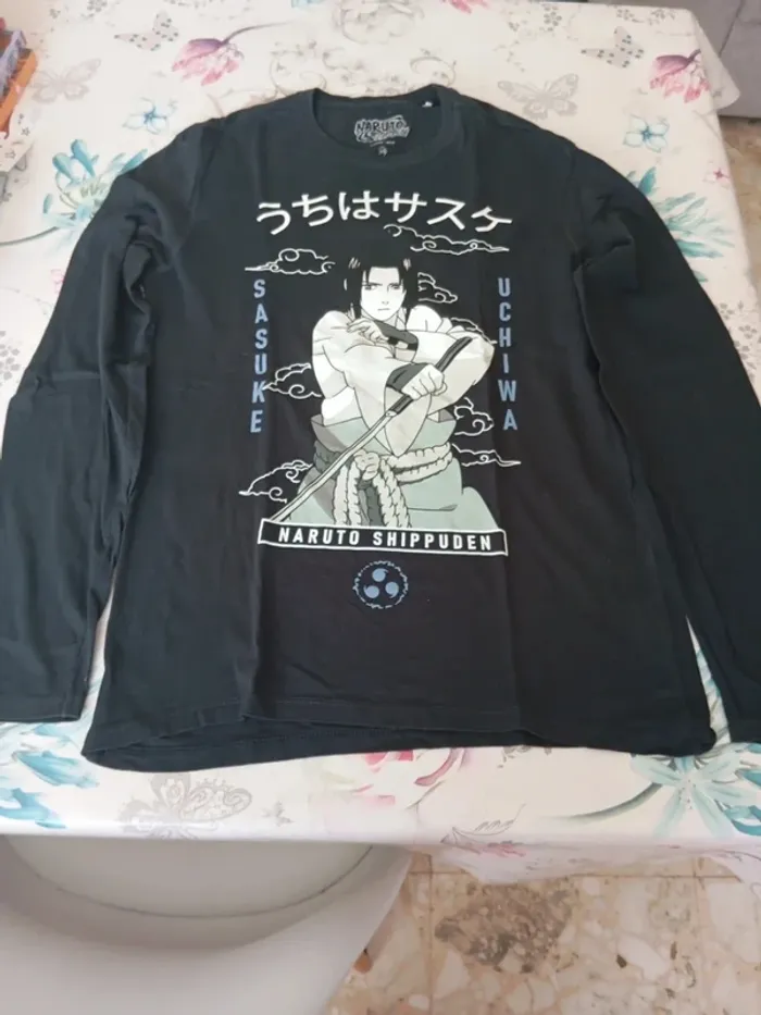 T shirt Naruto Shippuden noir t xs