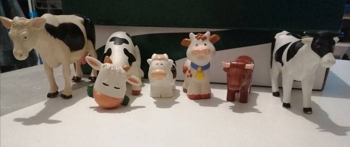Lot de figurines vaches - photo numéro 2