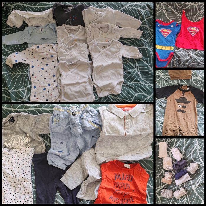 Vêtement garçons 3 mois 40€