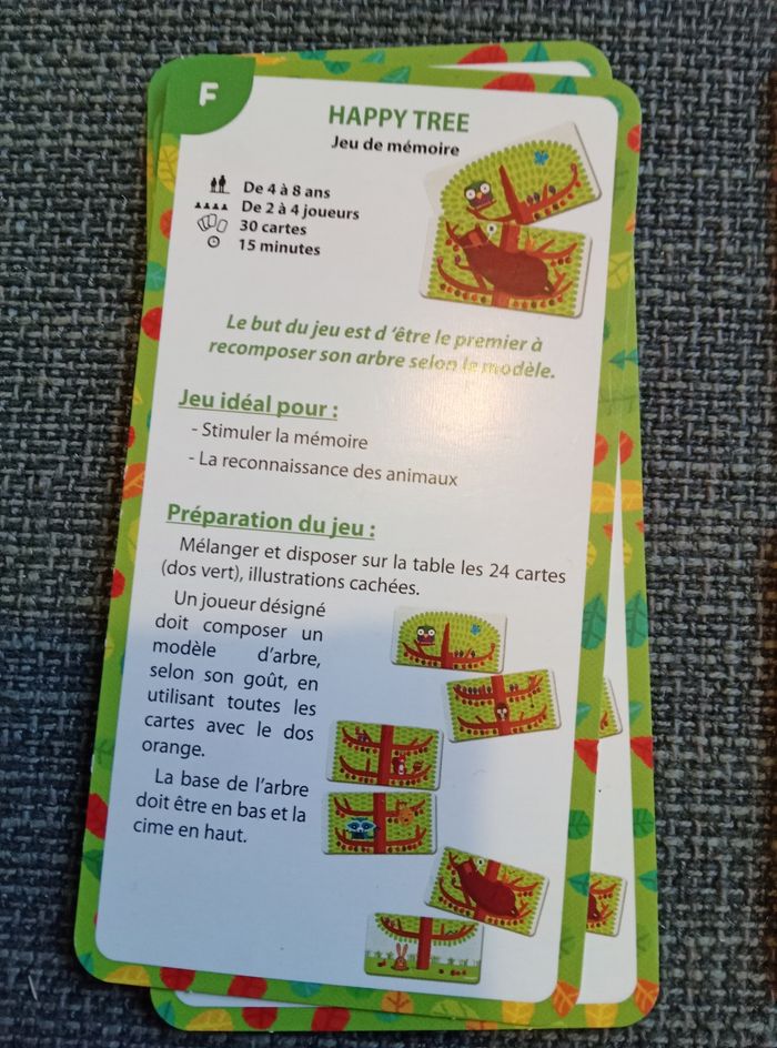 Happy Tree, jeu de mémoire, Janod, 4-8 ans - photo numéro 3