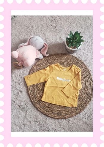 Tee shirt fille 1 mois