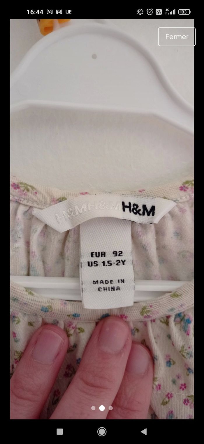 T-shirt H&m 2 ans - photo numéro 2