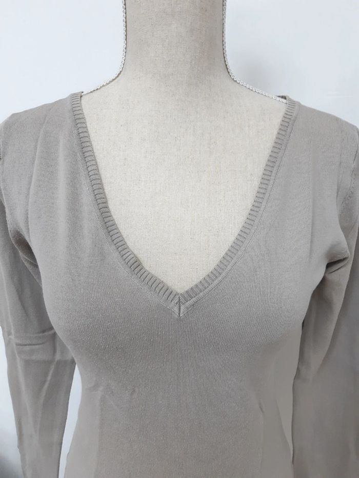 Pull col V Camaïeu - photo numéro 2