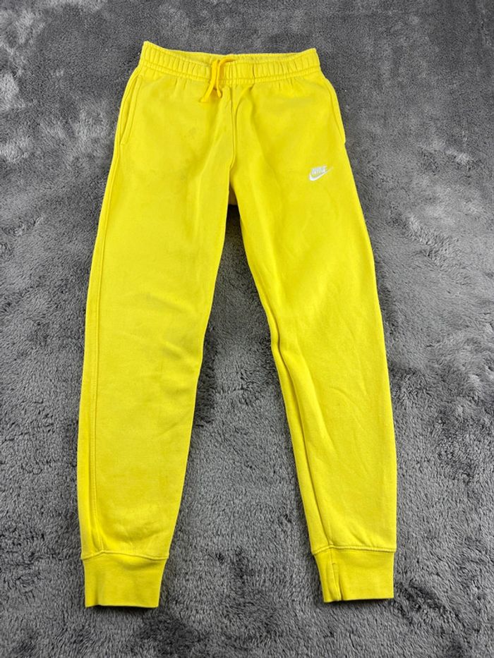Jogging Nike jaune logo brodé – Taille S
