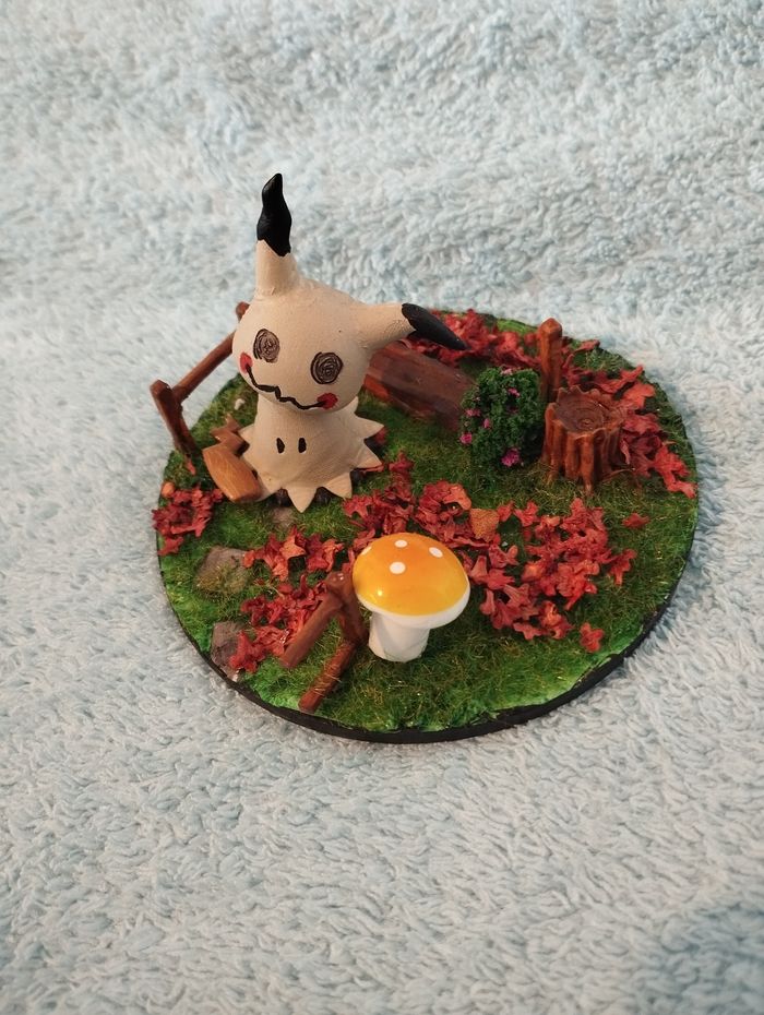 Diorama mimiqui pokémon - photo numéro 2