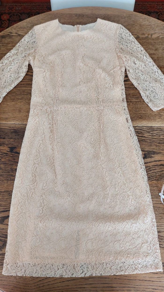 Robe chic rose pâle Just in Case taille 36 - photo numéro 11