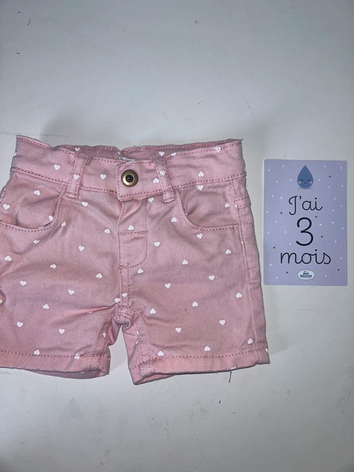 Short en jean 3 mois
