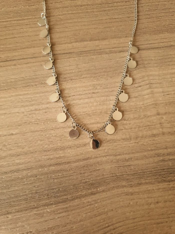 Collier Sautoir argenté - photo numéro 6
