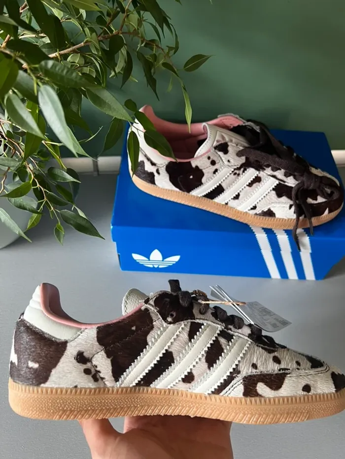 adidas Samba OG imprimé vache - photo numéro 4