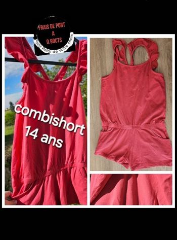 Combi short fille 14 ans -
