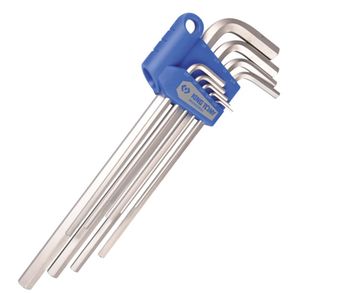 Jeu de 9 clés mâles 6 pans extra longues en pouces - king tony 20209SR02