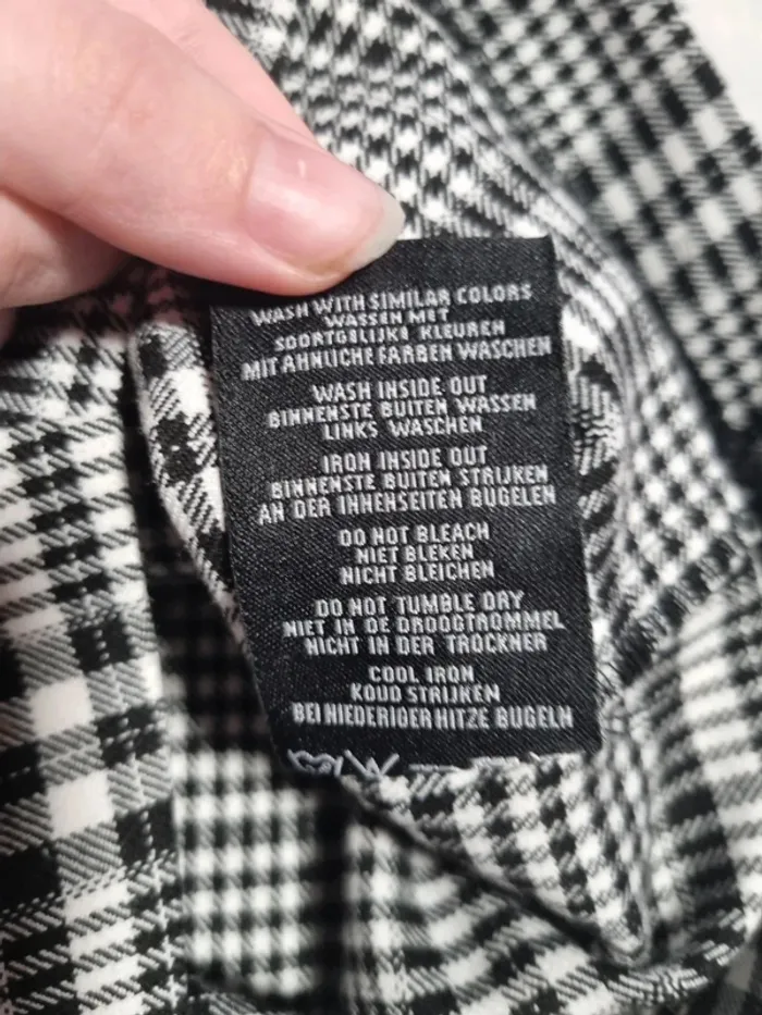 Short à damier noir et blanc - photo numéro 5