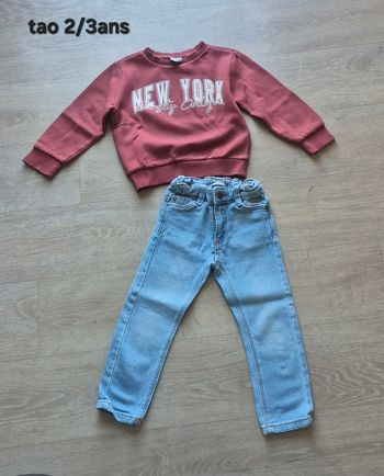 Jeans et pull tao