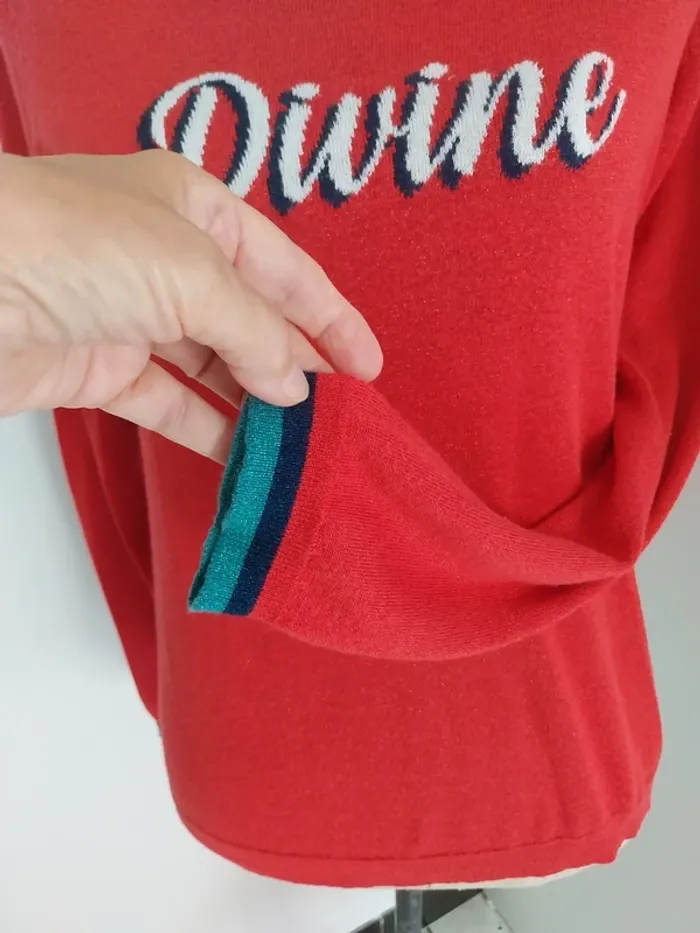 Pull léger T L. " I code " - photo numéro 2