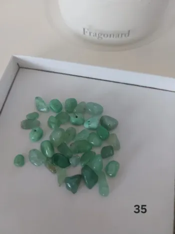 Perles pierre naturelle aventurine vert