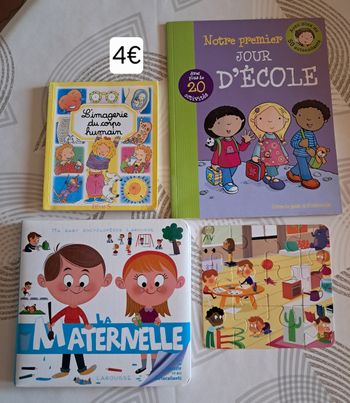 3 livres pour enfant avec puzzle