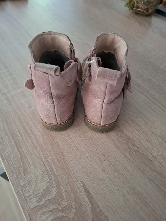 Bottines rose vertbaudet 25 - photo numéro 3
