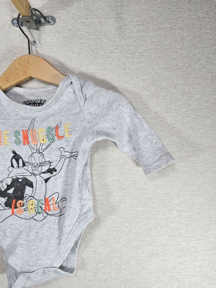 Bodie manche longue looney tunes 0-3 mois - photo numéro 4