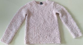 Pull fille rose