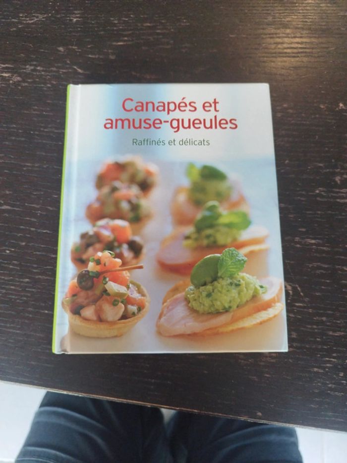 Livre de recettes Canapés et Amuse-gueules
