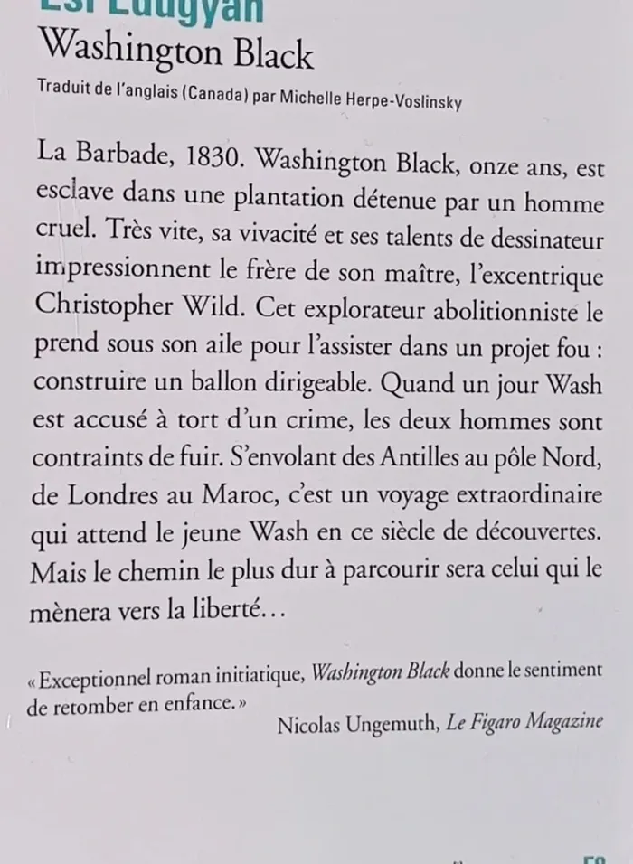 Livre Washington Black - photo numรฉro 5