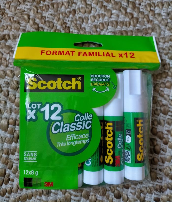 Lot bâtons de colle stic Scotch