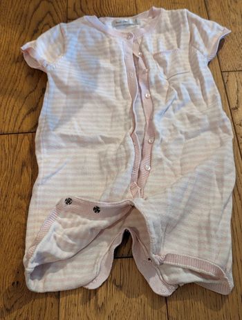 Combinaison coton bout'chou 12m