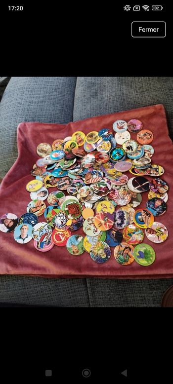 Gros lot pogs vintage