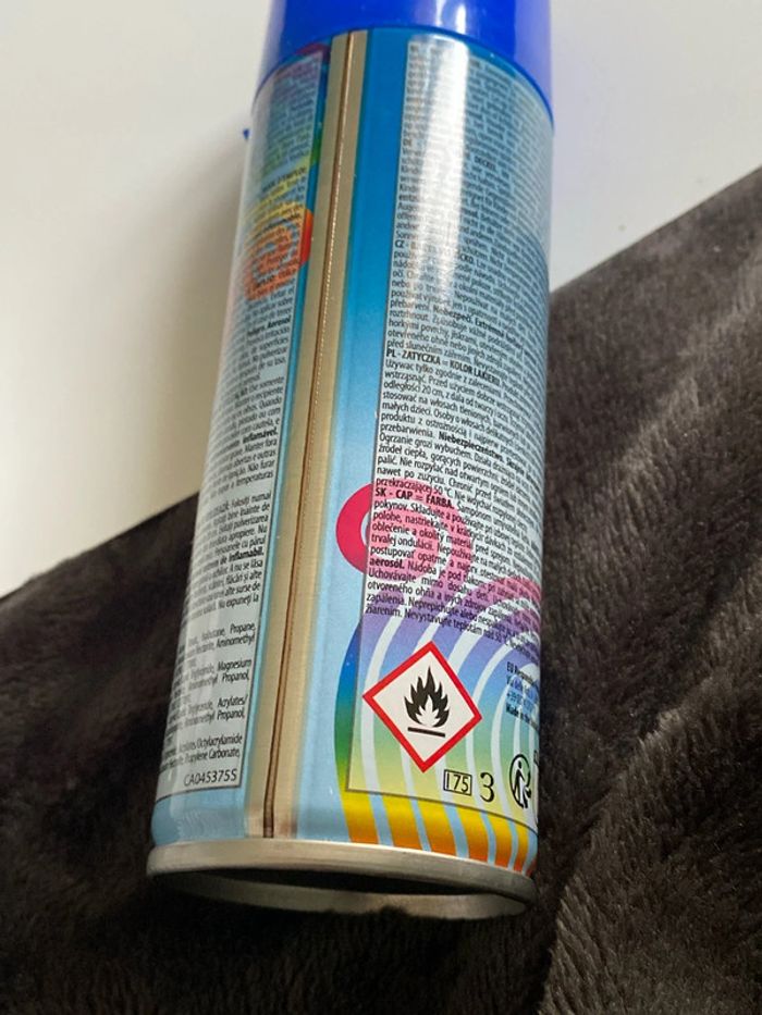 bombe colorée bleue pour les cheveux - photo numéro 5