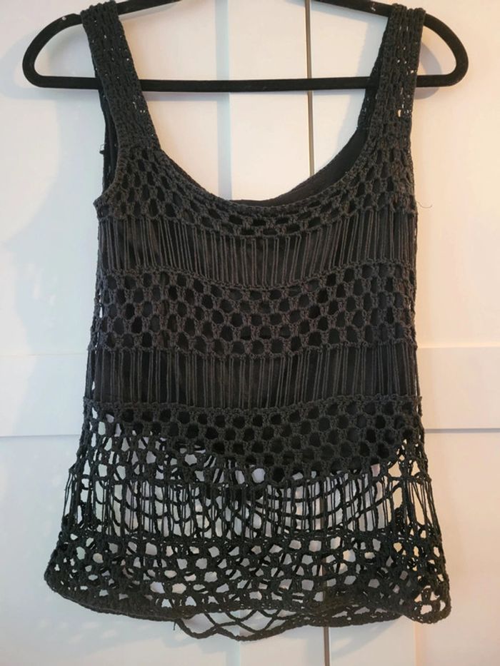 debardeur dentelle crochet - photo numéro 3