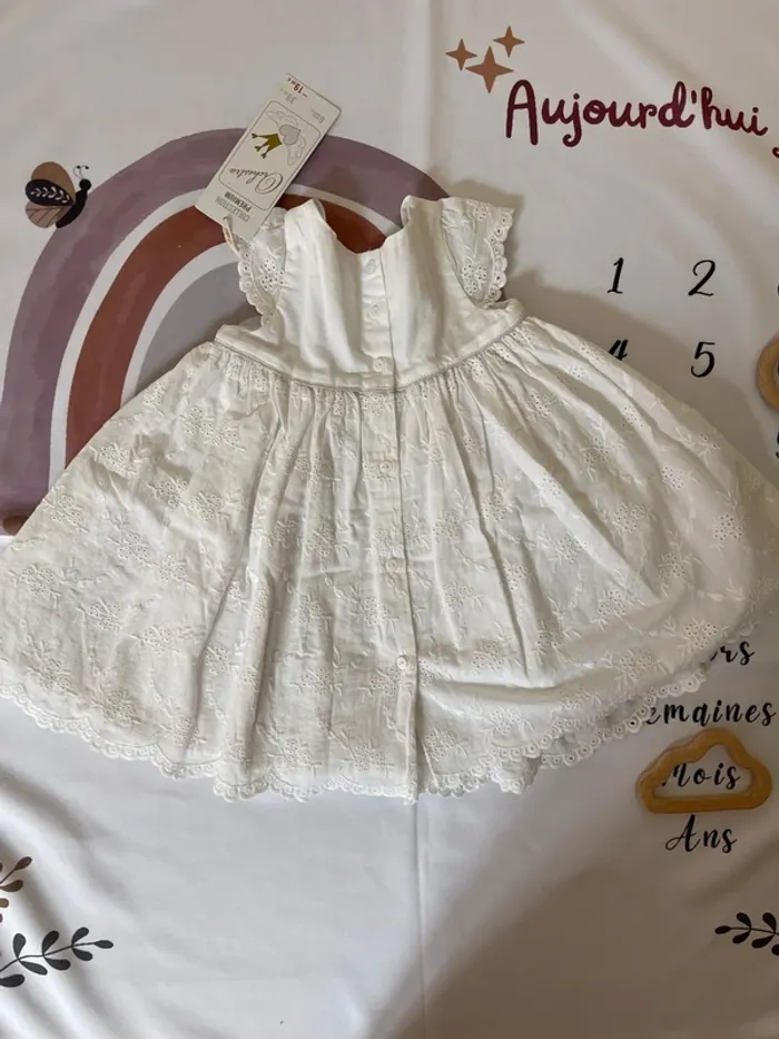 Robe de cérémonie bébé fille – 6 mois - 67 cm – Orchestra – Neuve avec étiquette - photo numéro 2
