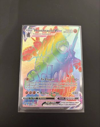 Carte Pokémon Monthracite VMAX multicolore