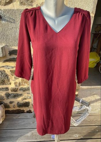 Robe bordeaux - Camaïeu 