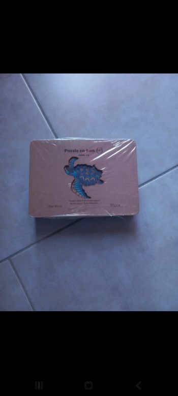 Puzzle wooden tortue