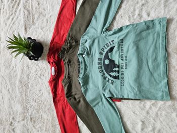 🌟 Timberland / Orchestra/ Baby Bol -Lot de 3 T-shirt à manches longues- Taille 12 mois