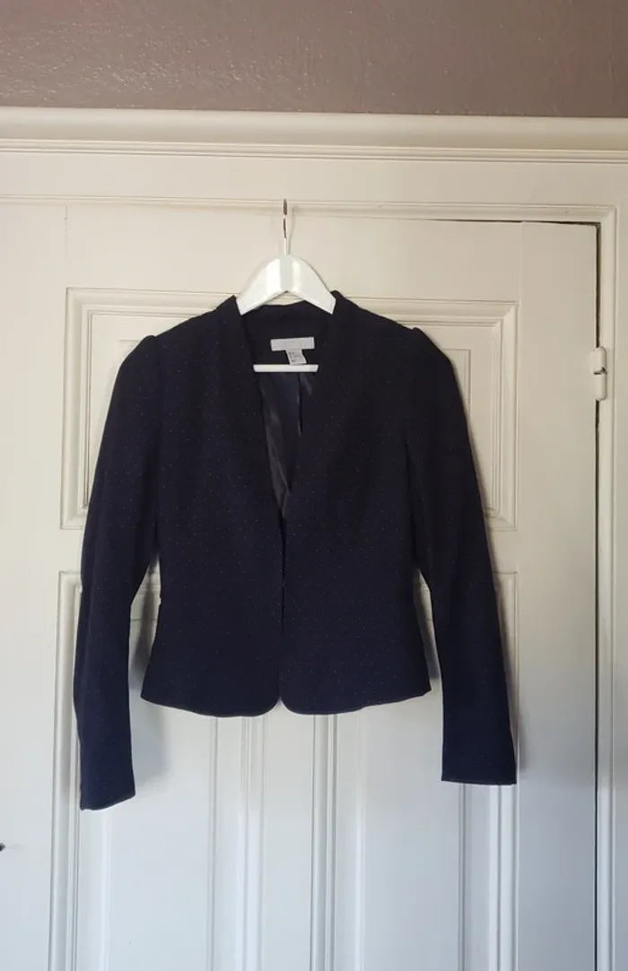 Veste blazer chic élégant femme H&M 36 mariage cérémonie printemps été - photo numéro 12