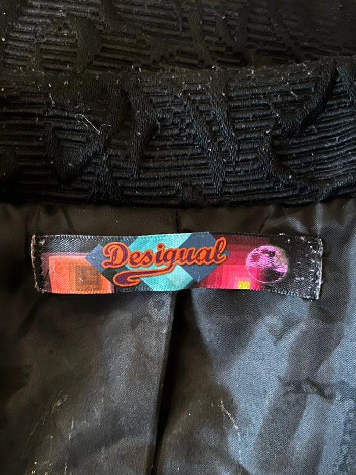 Manteau Desigual noir, taille L - photo numéro 5