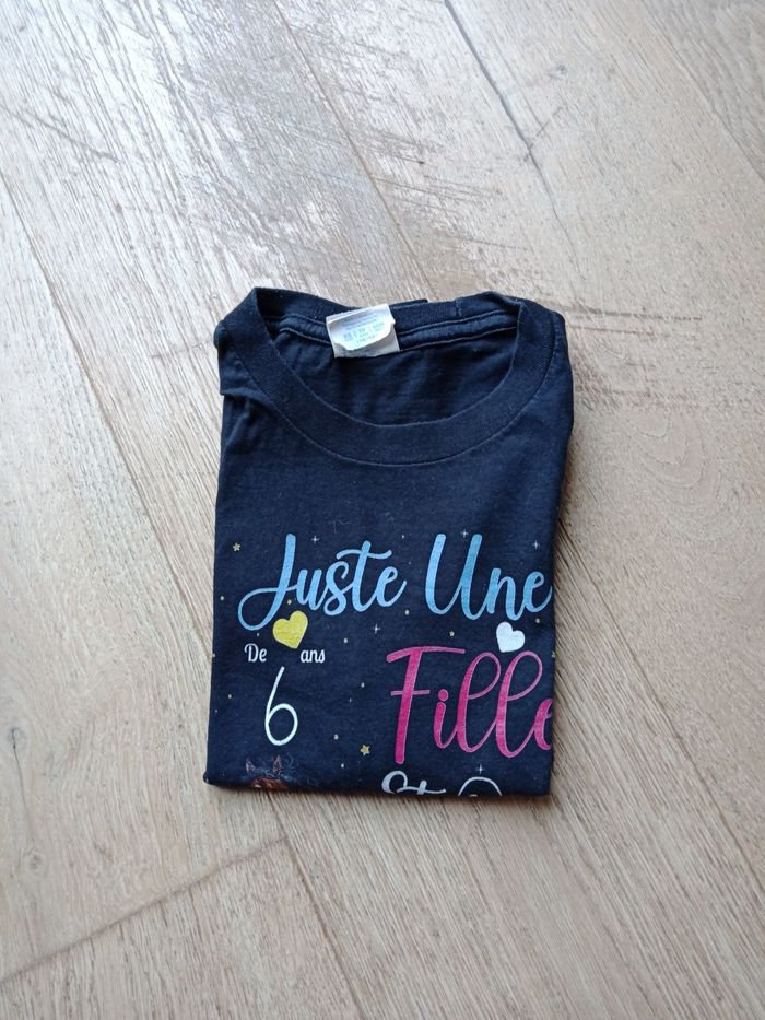 Tee-shirt fille 6 ans – Motif cheval 🐴 - photo numéro 2