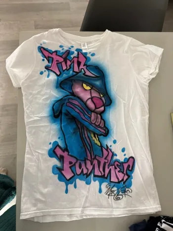 T shirt panthère rose