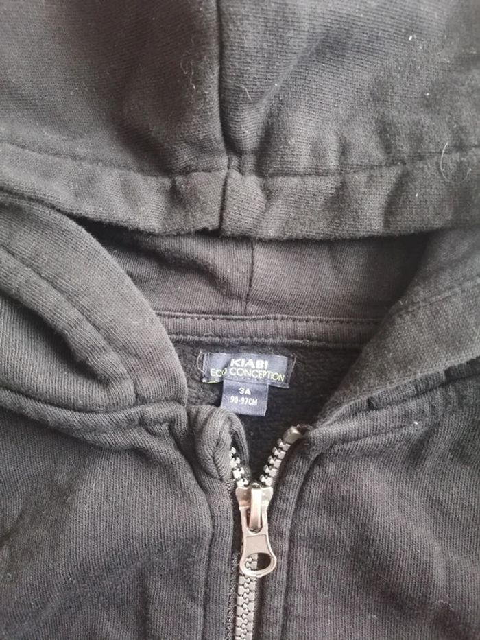 Veste /gilet zippé garçon - photo numéro 2