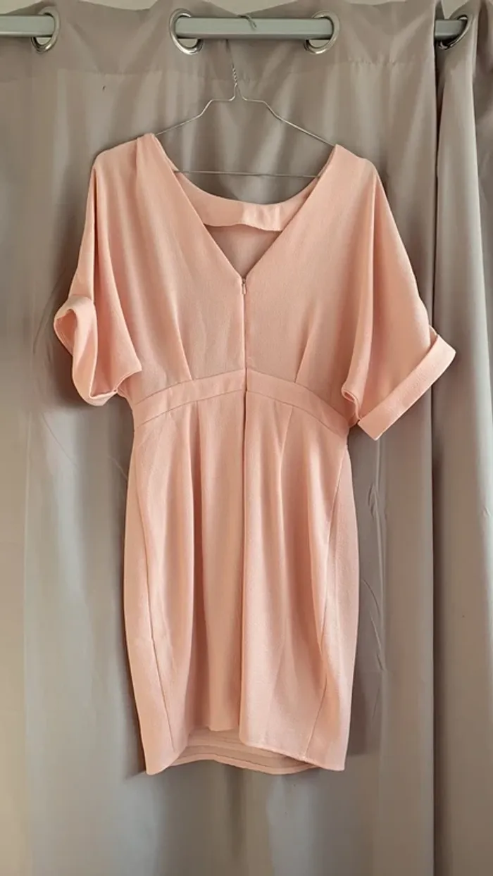 Robe rose poudré femme - photo numéro 3