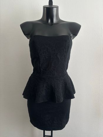 Robe bustier noire