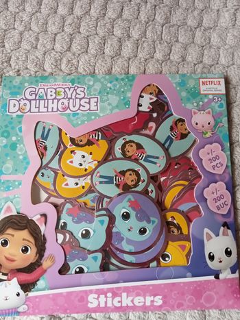 Pochette de stickers gabby chat