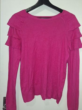Pull femme rose
