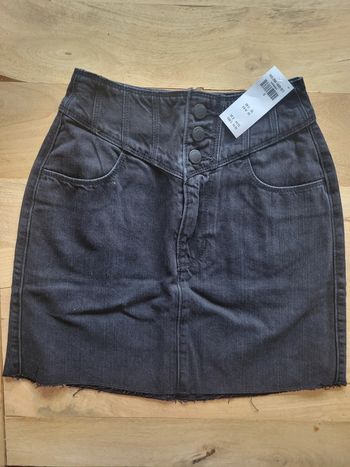 Jupe noire taille haute