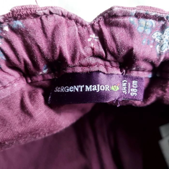 Pantalon framboise "Sergent Major" taille 3 ans - photo numéro 4